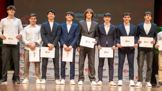 En la gala del Patinatge Català 2025, són homenatjats els Campions del món amb la selecció espanyola sub-19 masculina