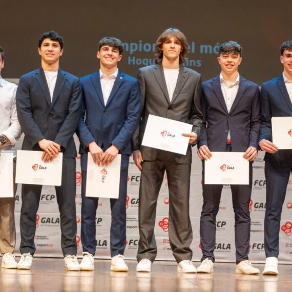 En la gala del Patinatge Català 2025, són homenatjats els Campions del món amb la selecció espanyola sub-19 masculina